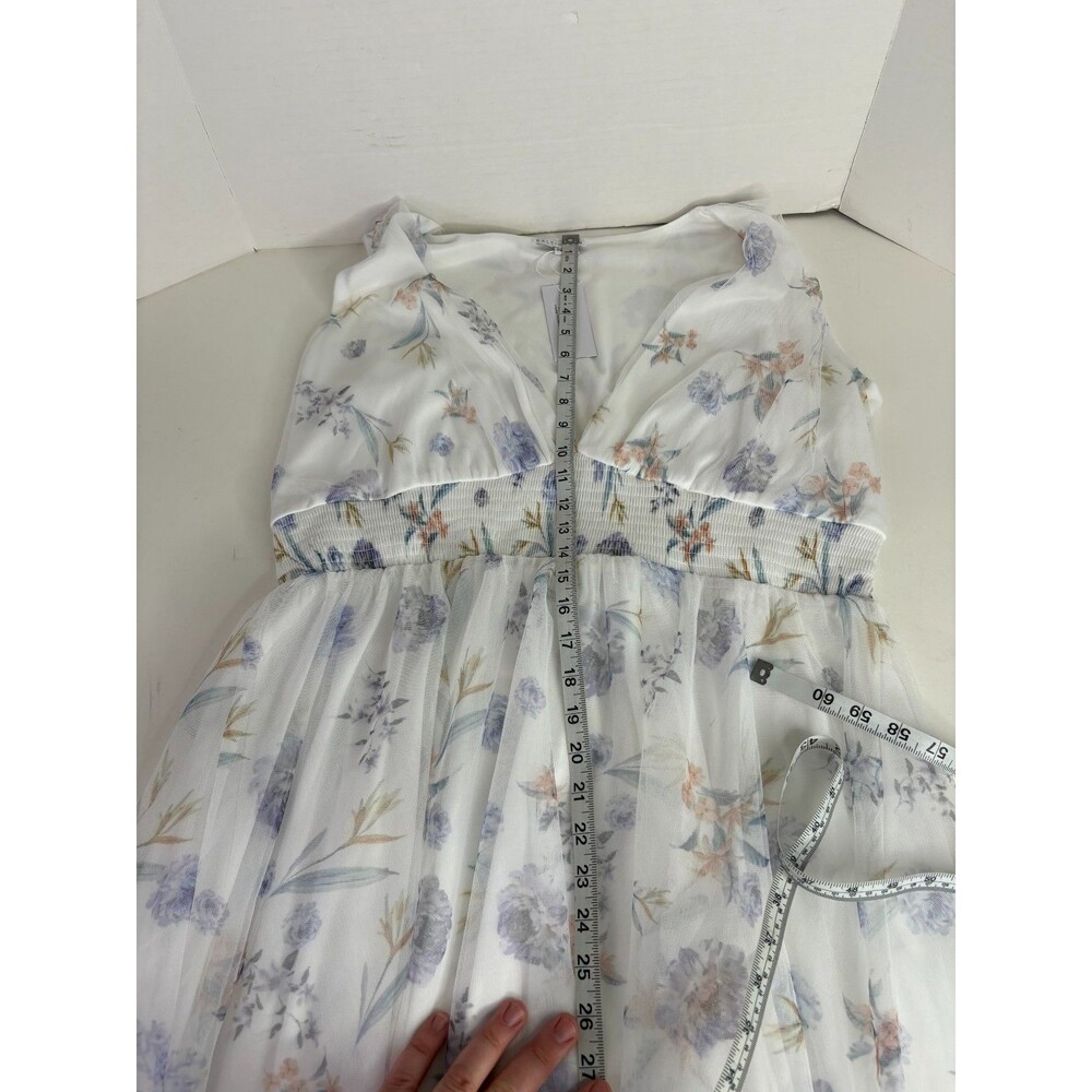 BalticBorn Womens Dress, 2XL, Kamila Tulle Maxi Dress, White Floral, NWT - Picture 6 of 7